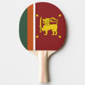 Sri Lanka-vlag Tafeltennisbatje (Voorkant)