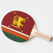 Sri Lanka-vlag Tafeltennisbatje (Zijkant)