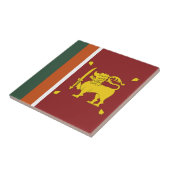 Sri Lanka vlag Tegeltje (Zijkant)