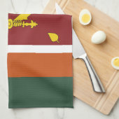 Sri Lanka vlag Theedoek (Quarter Fold)