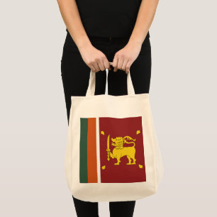 Sri Lanka vlag Tote Bag