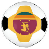 Sri Lanka-vlag Voetbal (Gedraaid)