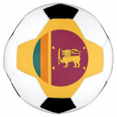 Sri Lanka-vlag Voetbal (Voorkant)