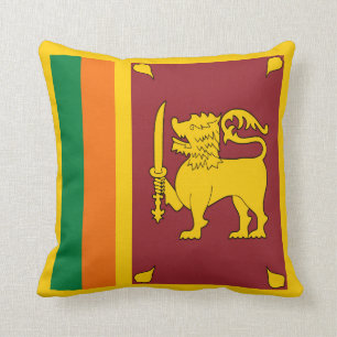 Sri Lanka vlag x vlag Pillow Kussen