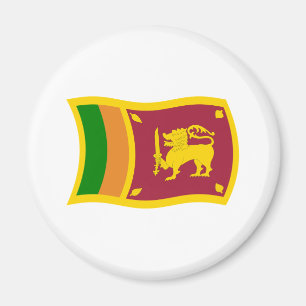 Sri Lanka Vlagmagneet Magneet