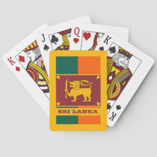 Sri Lanka-vlagspelen, Sri Lanka-speelkaarten Pokerkaarten