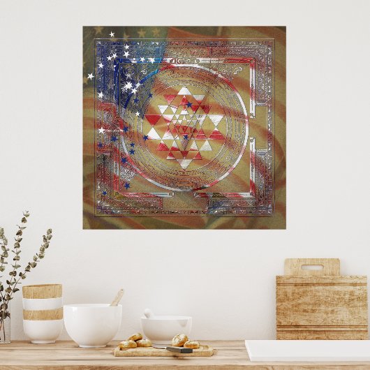 Sri Lanka voor Amerika - Poster (Keuken)