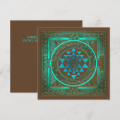 Sri Lanka - Watergloed - Uitnodigingskaart Kaart (Voorkant / Achterkant)