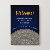 Sri Lanka Welkom Button (Voorkant)