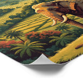 Sri Lanka Wildlife Poster South Asia poster (Hoek)