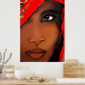 Sri Lanka Woman Poster (Keuken)
