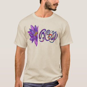 SRI LANKA Woord met Lotus T-shirt