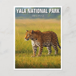 Sri Lanka Yala Nationaal Park Reizen Briefkaart