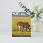 Sri Lanka Yala Nationaal Park Reizen Briefkaart (Staand voorkant)