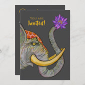 Sri Lankaans erfgoed met de hand geschilderd Kaart (Voorkant / Achterkant)