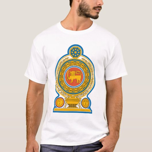 Sri Lankaans nationaal embleem T-Shirt (Voorkant)