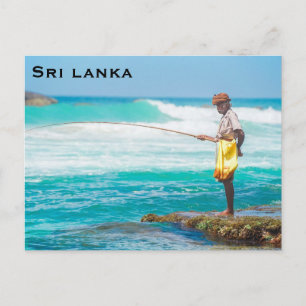 Sri Lankaans wintage reistoerisme Voeg Briefkaart 