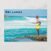Sri Lankaans wintage reistoerisme Voeg Briefkaart (Voorkant)
