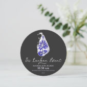 Sri Lankaanse kaart in graffiti-stijl (Staand voorkant)