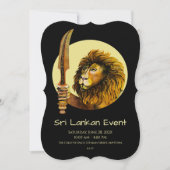 sri lankaanse leeuw kaart (Voorkant)