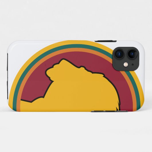 Sri Lankaanse leeuw Sri Lankaanse nationale dieren Case-Mate iPhone Case (Achterkant (horizontaal))