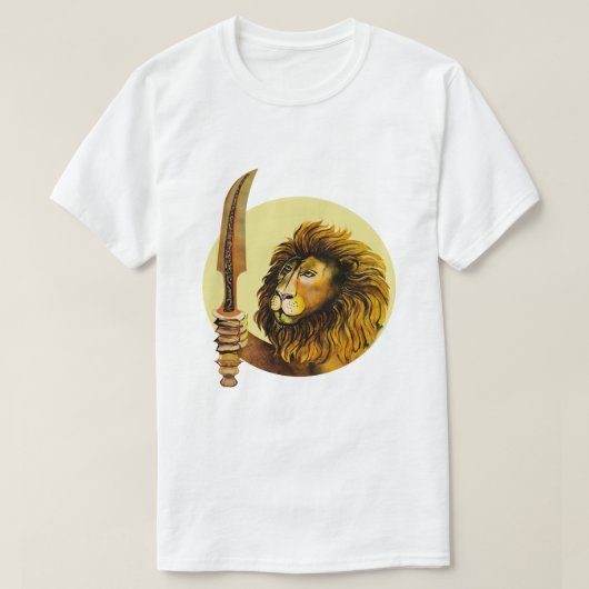 sri lankaanse leeuw t-shirt (Design voorkant)