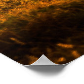 Sri Lankaanse olifant op Sunset Poster (Hoek)