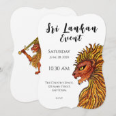 Sri Lankaanse Pride Uitnodiging (Voorkant / Achterkant)