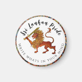 Sri Lankaanse Pride Uitnodiging Magneet (Voorkant)