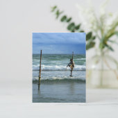 Sri Lankaanse stokvisser Briefkaart (Staand voorkant)