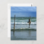 Sri Lankaanse stokvisser Briefkaart (Voorkant / Achterkant)