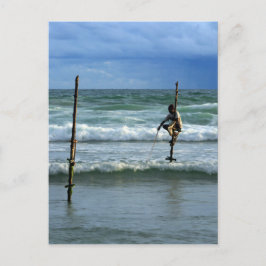 Sri Lankaanse stokvisser Briefkaart