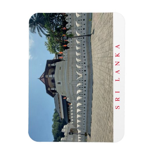 Sri Lankaanse tempel van de Tooth uitzicht koelkas Magneet (Verticaal)