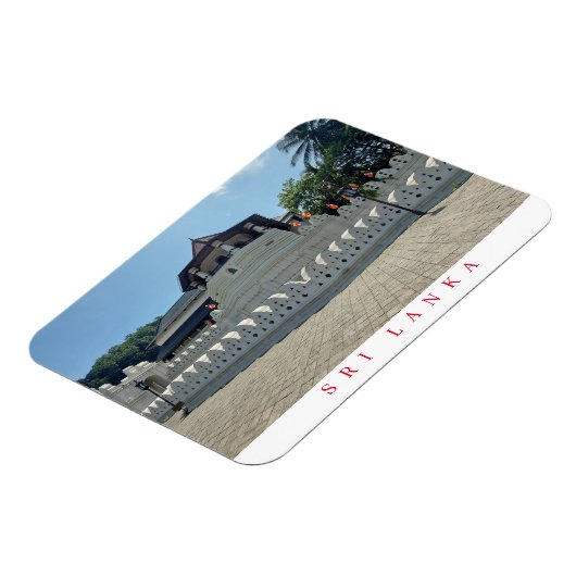 Sri Lankaanse tempel van de Tooth uitzicht koelkas Magneet (Linkerzijde)