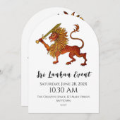 Sri Lankaanse trots Kaart (Voorkant / Achterkant)