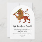 Sri Lankaanse trots Kaart (Voorkant)