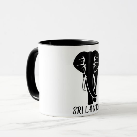 Sri Lankaanse Tusker Mok (Voorkant links)