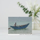 Sri Lankaanse visser Briefkaart (Staand voorkant)