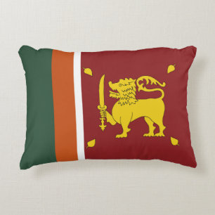 Sri Lankaanse vlag Accent Kussen