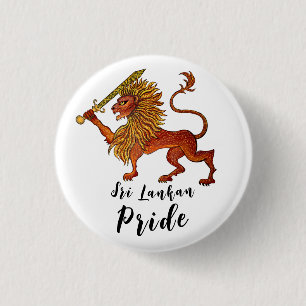 Sri Lankaanse vlag leeuw Button