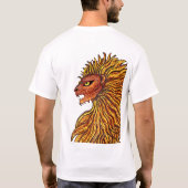 Sri Lankaanse vlag leeuw T-shirt (Achterkant)