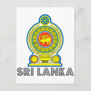 Sri Lankan Emblem Briefkaart