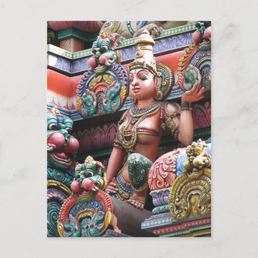 Sri Mahamariamman Temple Briefkaart (Voorkant)
