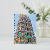Sri Mariamman Temple Singapore Briefkaart (Staand voorkant)