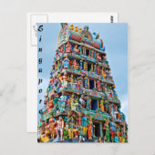 Sri Mariamman Temple Singapore Briefkaart (Voorkant / Achterkant)