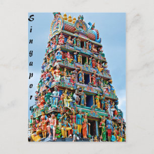 Sri Mariamman Temple Singapore Briefkaart