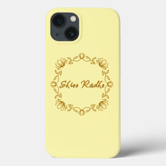 Sri Radhe - mooie bloemen - Haas Krishna Case-Mate iPhone Case (Achterkant)