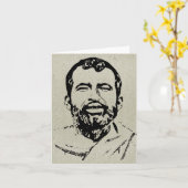 Sri Ramakrishna Note Kaart (Gele Bloem)