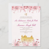 Sri Sukhmani Sahib path digital invitation Kaart (Voorkant)