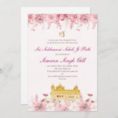 Sri Sukhmani Sahib path digital invitation Kaart (Voorkant / Achterkant)